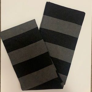 Dark + Light Grey Merino Wool + Cashmere Scarf